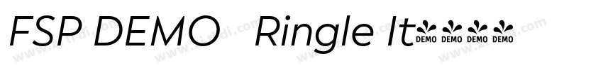 FSP DEMO   Ringle It字体转换